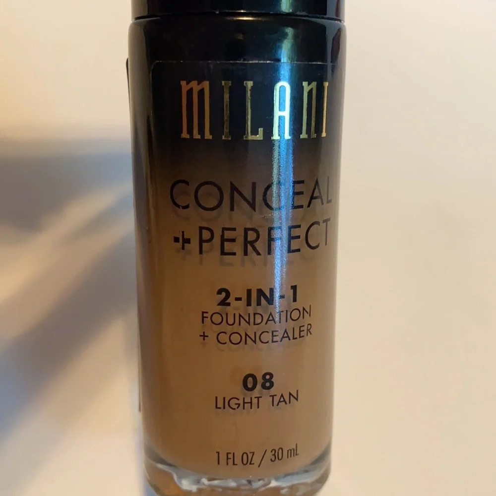 Milani Makeup Bundle Eyeshadow Lipgloss Foundation + Concealer New - Picture 5 of 12